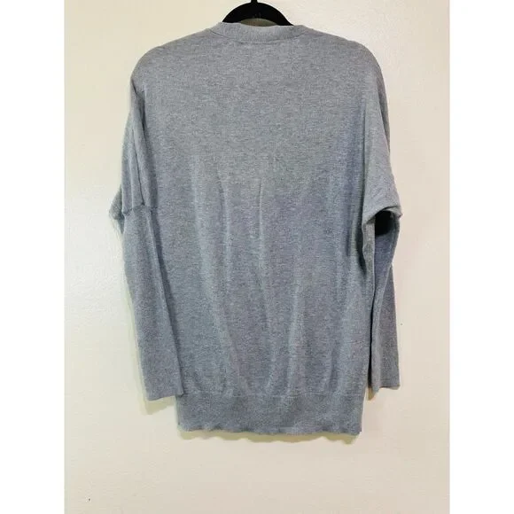 Victoria's Secret Women's V-Neck Cardigan Batwing Sleeves Size M Front Pockets - Picture 3 of 3